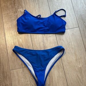 Blue Women's Swimwear Set